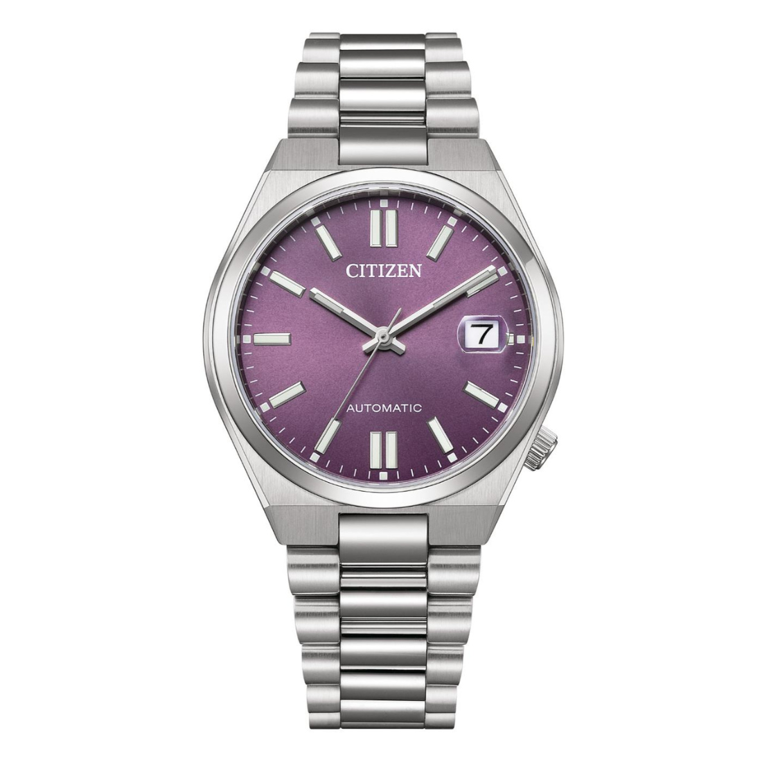 Citizen Automatic Men 37 mm Purple Dial Watch NJ0200-50W