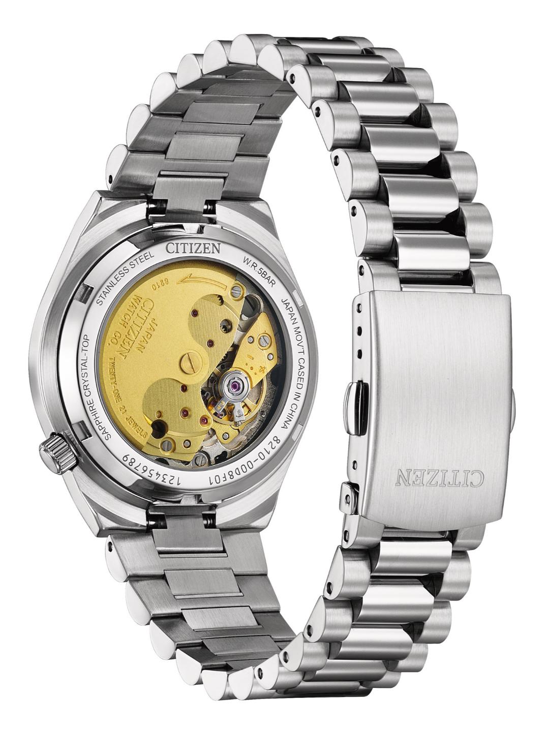 Citizen Automatic Men 37 mm Purple Dial Watch NJ0200-50W