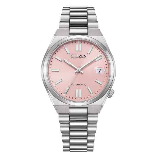 Citizen TSUYOSA 37 mm Pink Dial Men Watch- NJ0200-50Z
