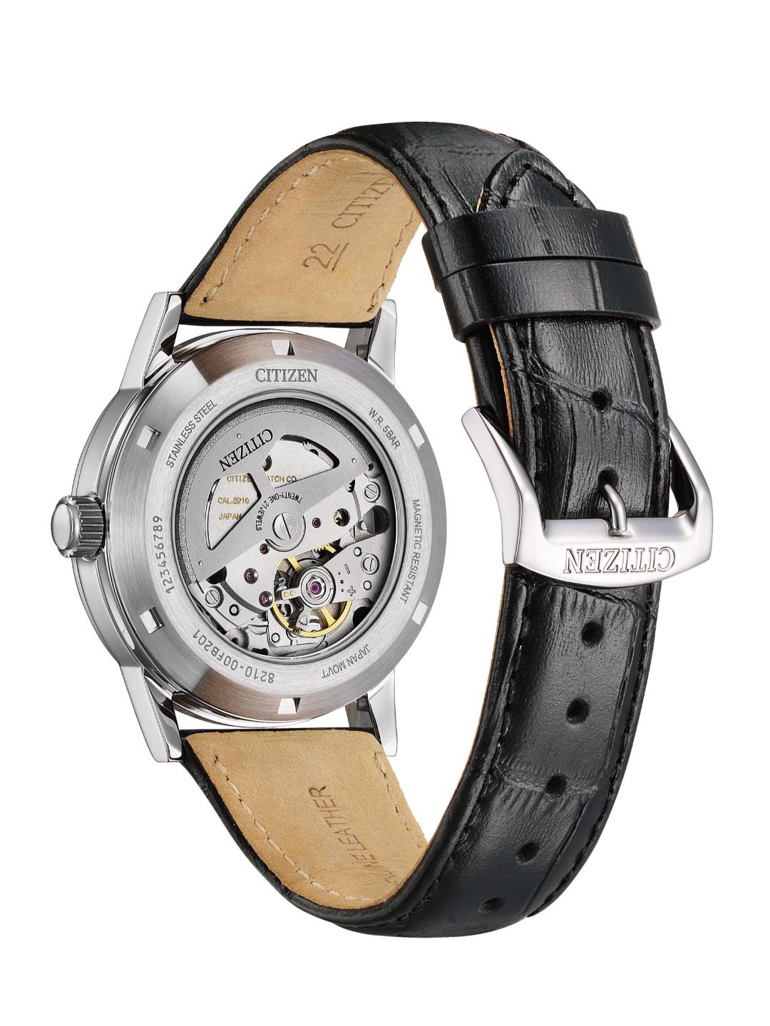 Citizen Automatic Men 40 mm Black Dial Watch NJ0210-05E