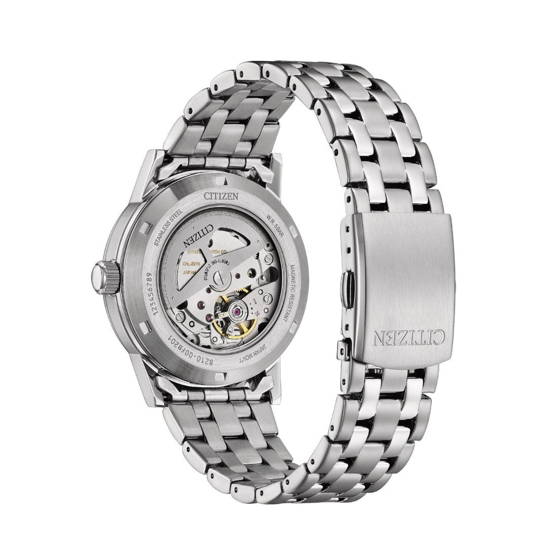 Citizen Automatic 40 mm White Dial Men Analog Watch NJ0210-56A