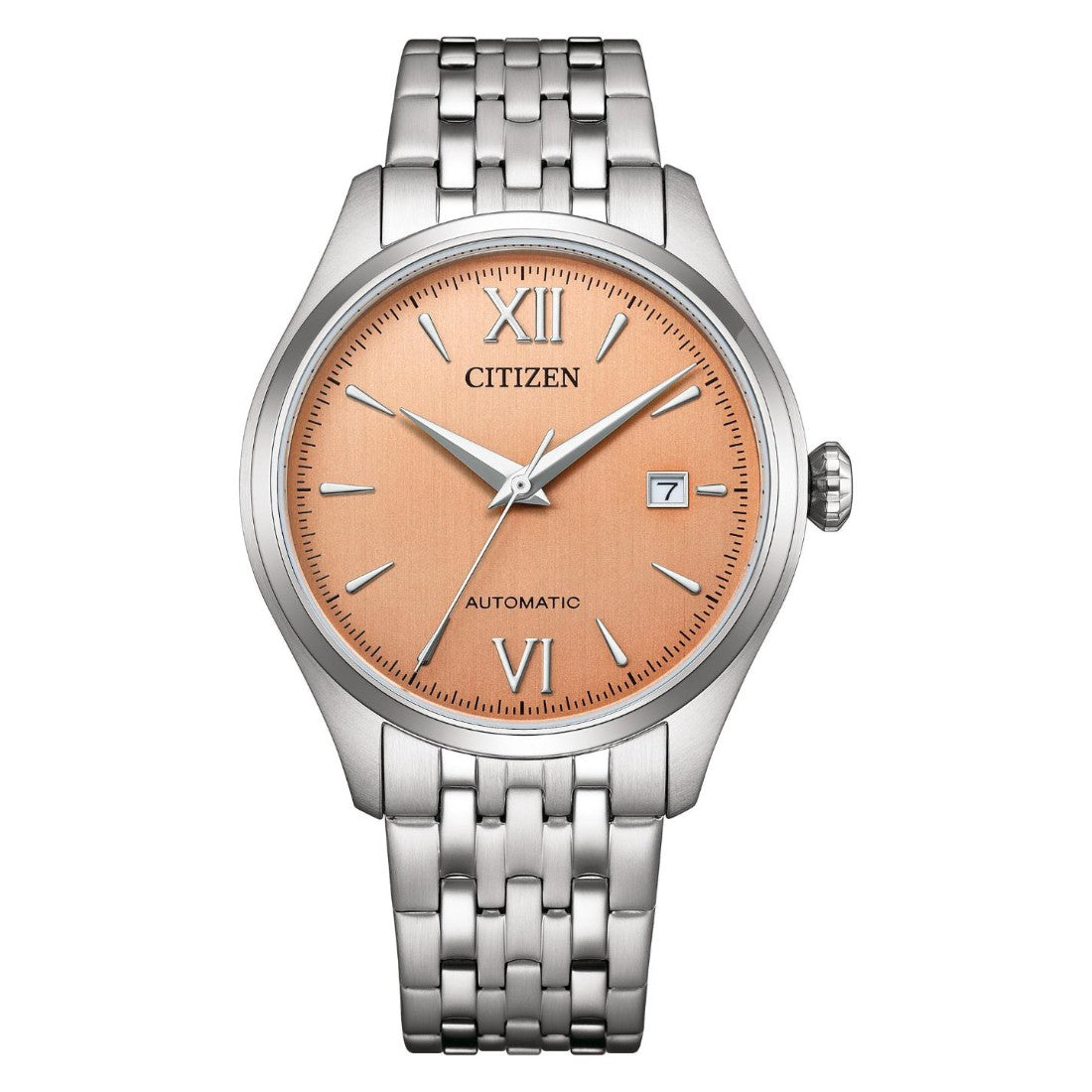 Citizen Automatic 40 mm Pink Dial Men Analog Watch NJ0240-55X