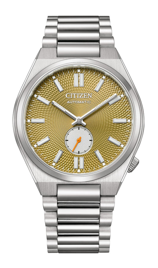 Citizen TSUYOSA 60 Small Second 40 mm Olive Dial Men Watch- NK5010-51X