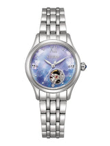 Citizen Mechanical 3 Hands 28.5 mm Light Blue Dial Women Watch- PR1040-88N