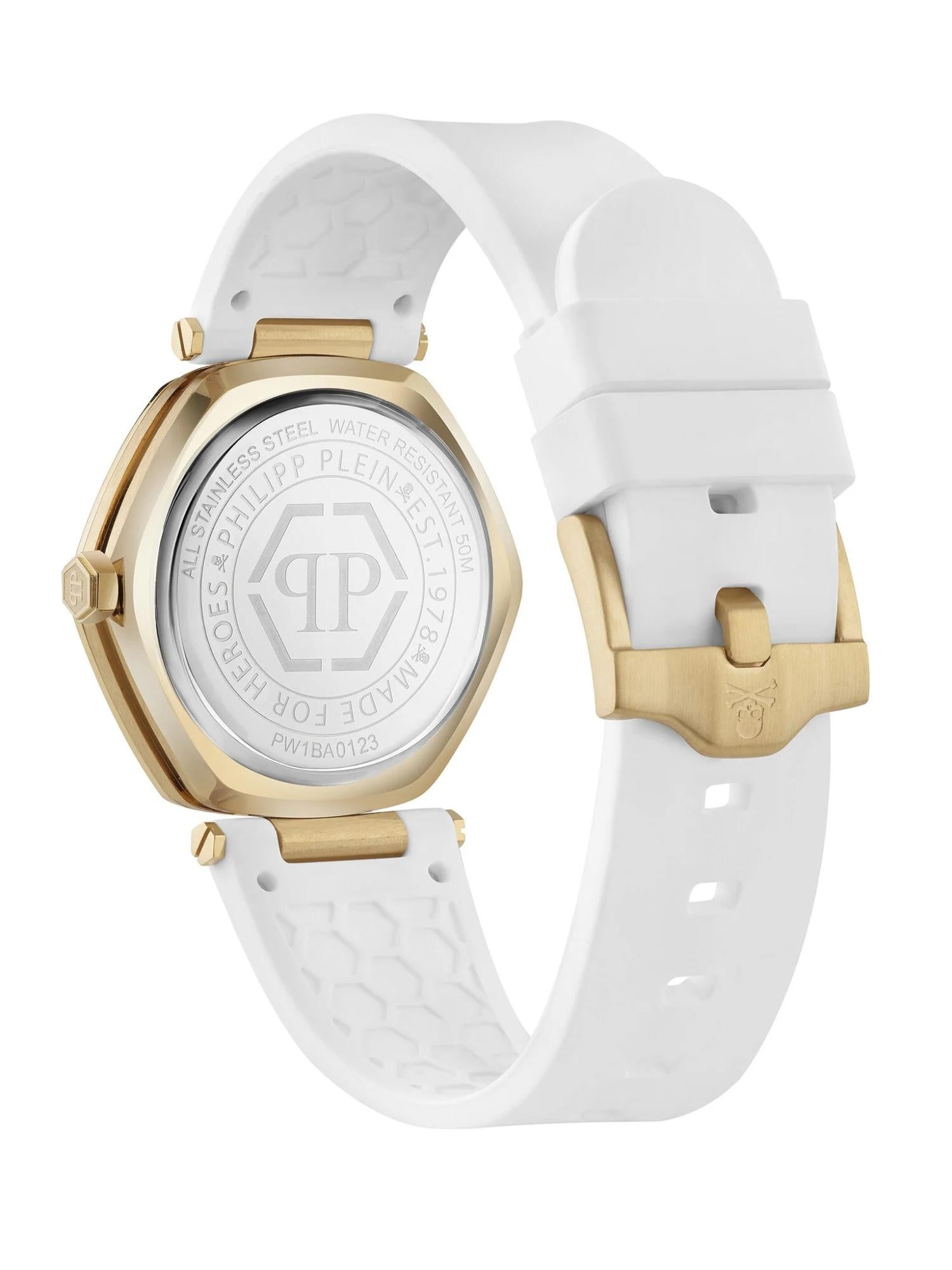 Philipp Plein Women 38 mm Size Silver Dial Analog Watch PW1BA0123