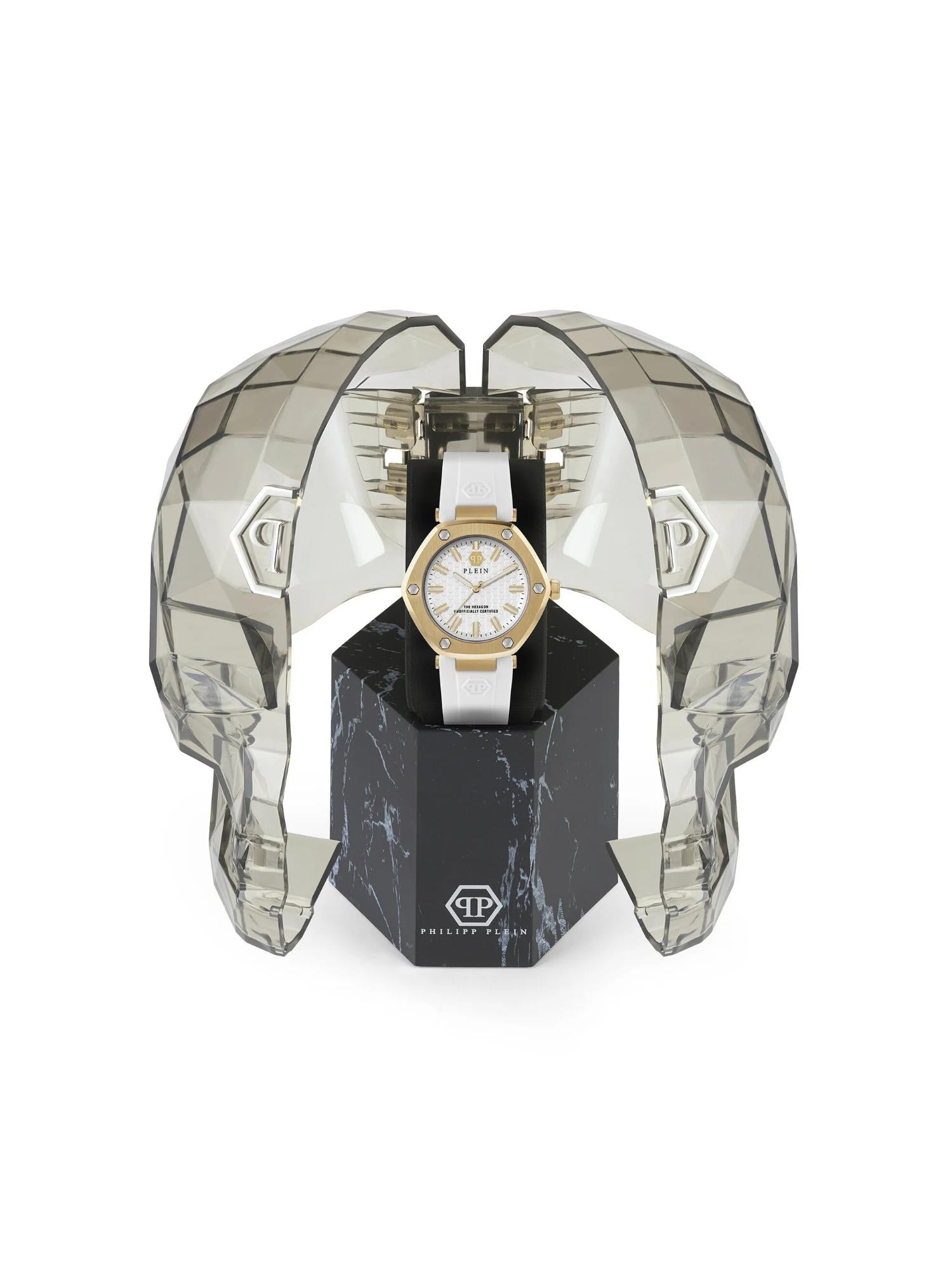 Philipp Plein Women 38 mm Size Silver Dial Analog Watch PW1BA0123
