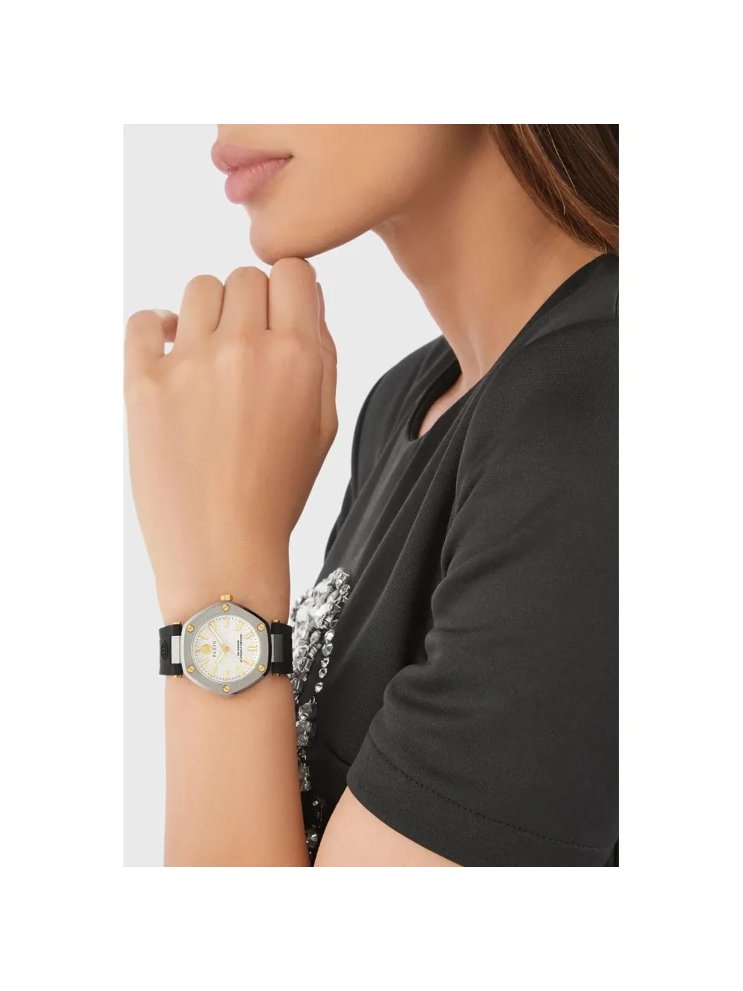 Philipp Plein Women 38 mm Size Silver Dial Analog Watch PW1BA0223