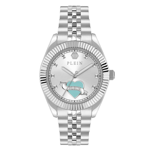 Philipp Plein Newness 38 mm Silver Dial Unisex Watch- PW2BA1125