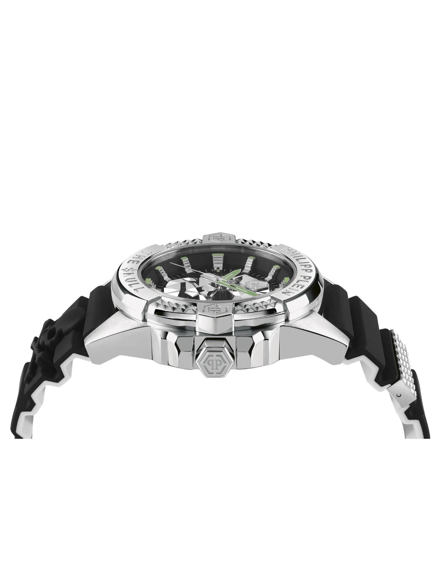 Philipp Plein Men 44 mm Size Black Dial Analog Watch PWAAA0121