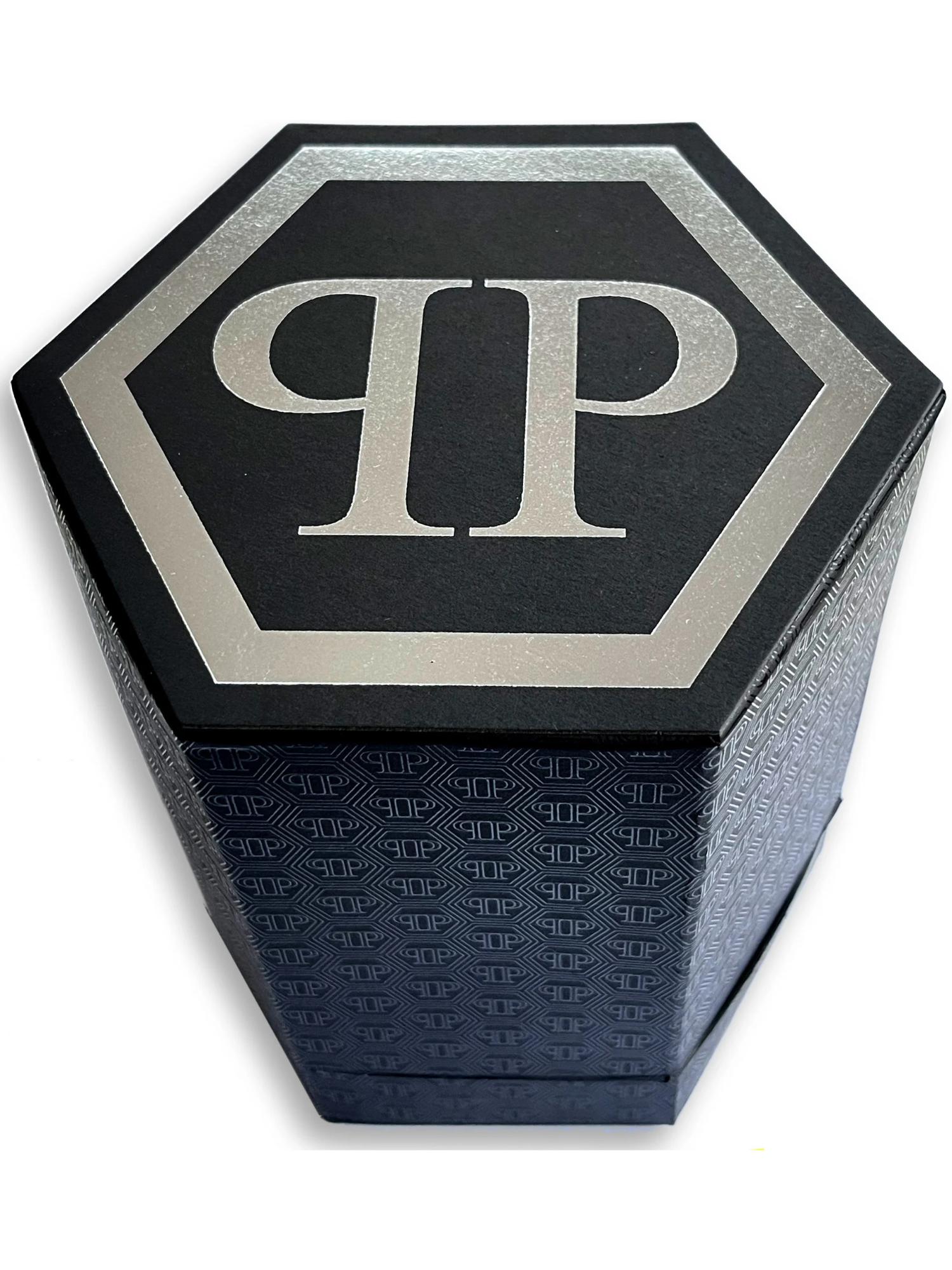 Philipp Plein Men 44 mm Size Black Dial Analog Watch PWAAA0121