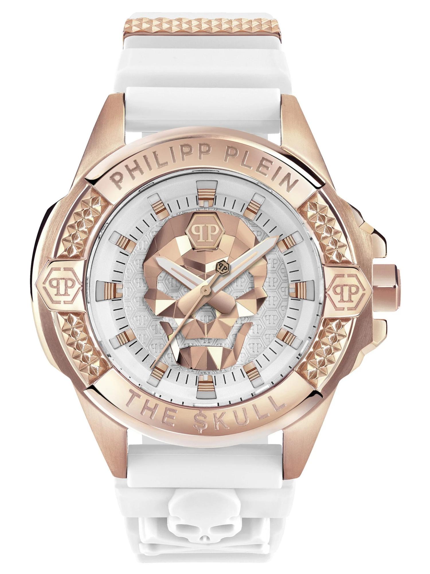 Philipp Plein Unisex 44 mm Size White Dial Analog Watch PWAAA2224
