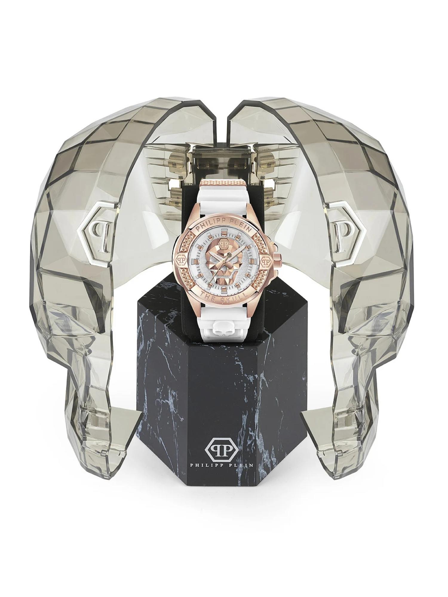 Philipp Plein Unisex 44 mm Size White Dial Analog Watch PWAAA2224