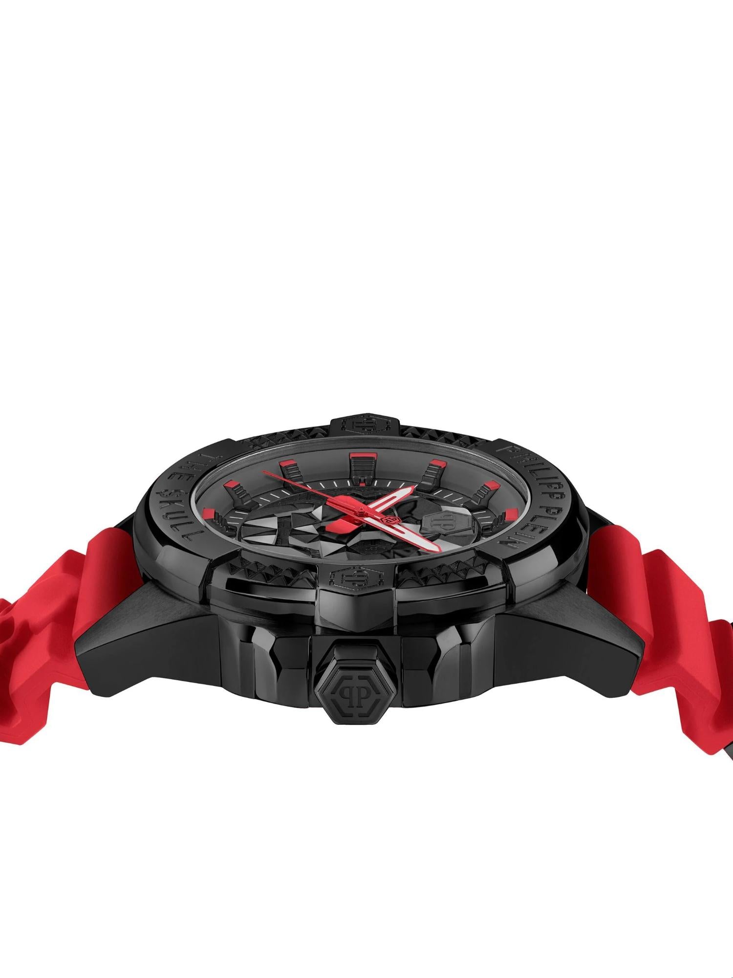 Philipp Plein Men 44 mm Size Black Dial Analog Watch PWAAA2424