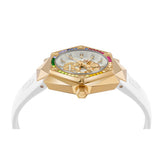 Philipp Plein Date Superlative 40 mm White Dial Analog Women Watch PWADA0324
