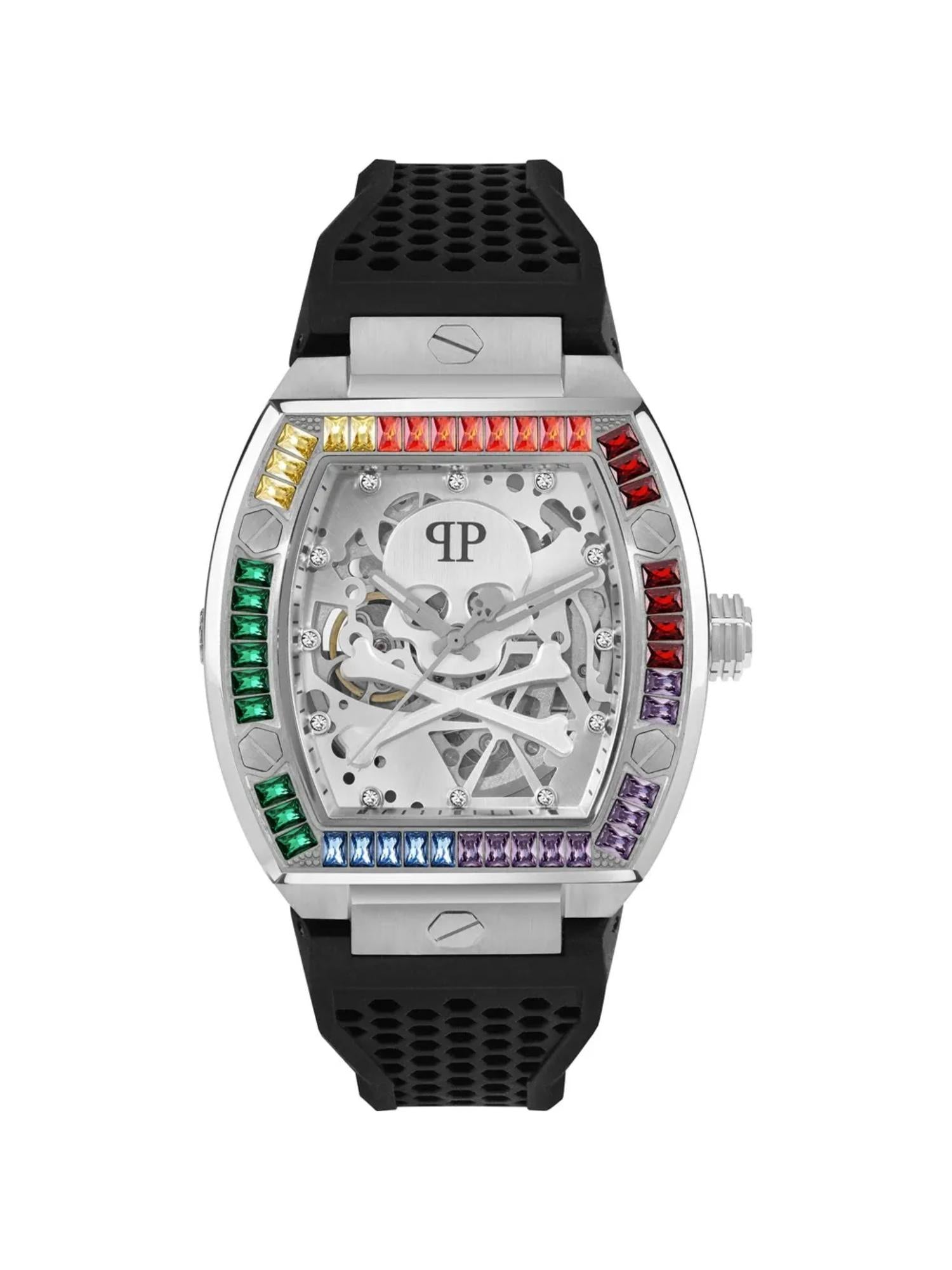 Philipp Plein Men 44 mm Size Silver Dial Analog Watch PWBAA1423