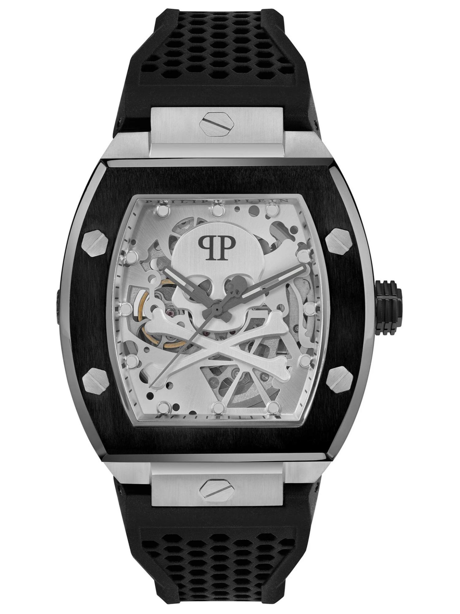 Philipp Plein Men 44 mm Size Silver Dial Analog Watch PWBAA2023