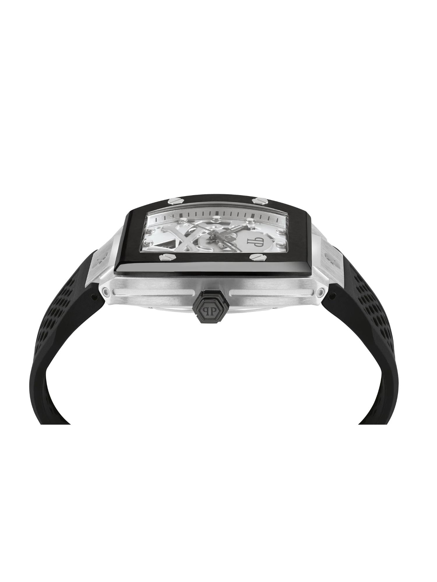 Philipp Plein Men 44 mm Size Silver Dial Analog Watch PWBAA2023