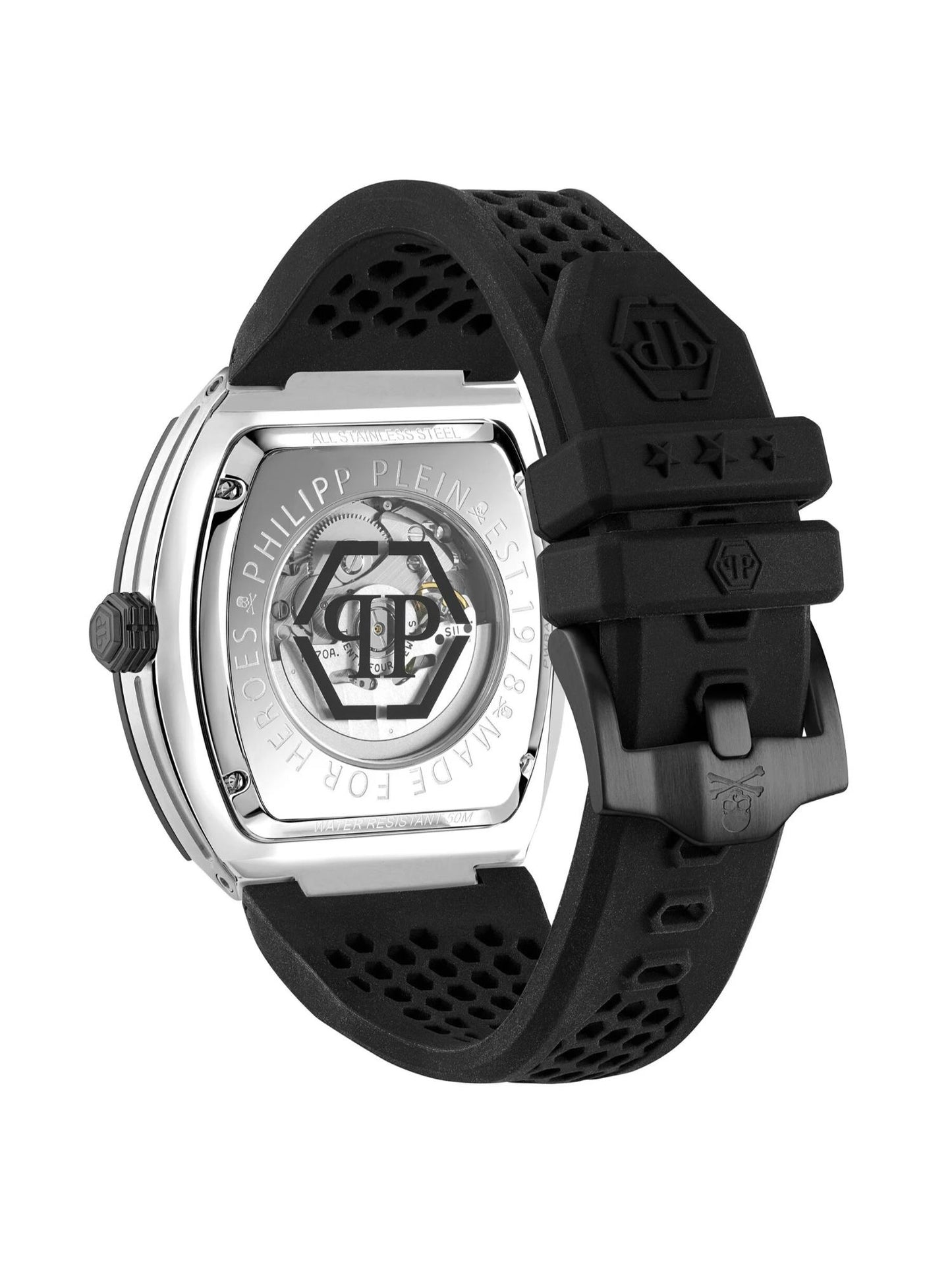 Philipp Plein Men 44 mm Size Silver Dial Analog Watch - PWBAA2023