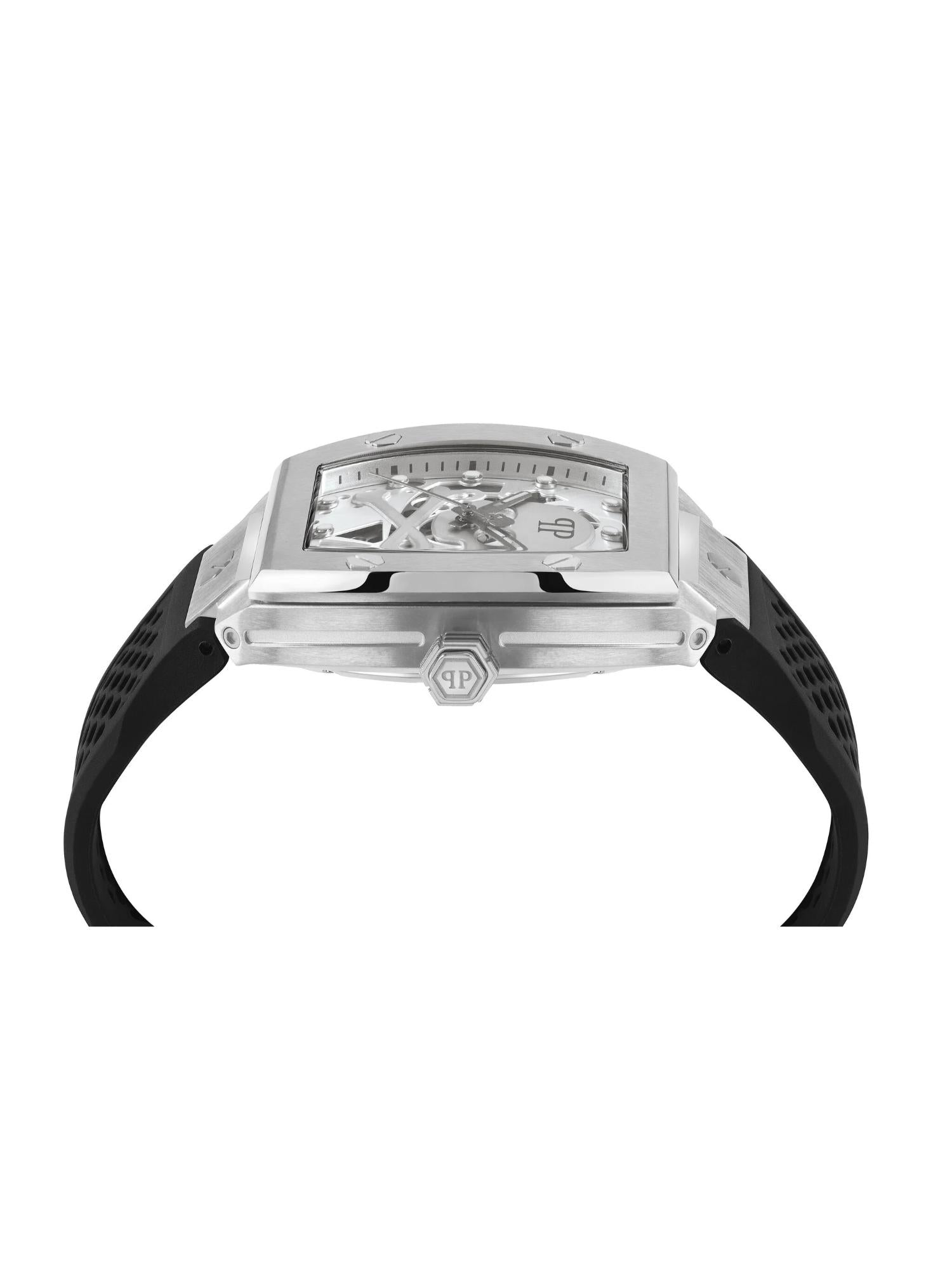 Philipp Plein Men 44 mm Size Silver Dial Analog Watch PWBAA2123
