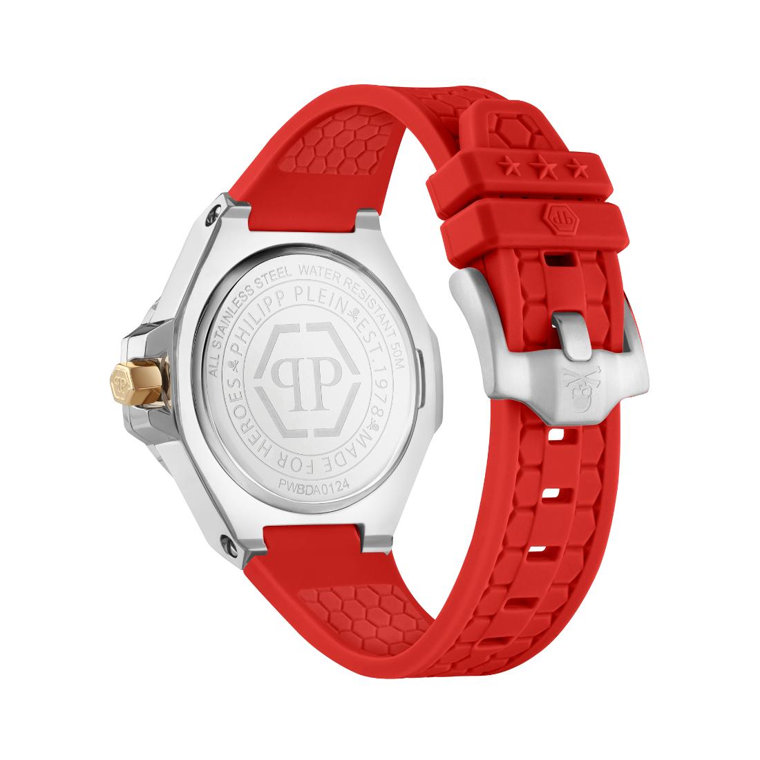 Philipp Plein Date Superlative 39 mm Silver Dial Analog Women Watch- PWBDA0124