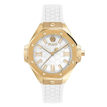 Philipp Plein Date Superlative 39 mm Silver Dial Analog Women Watch- PWBDA0224