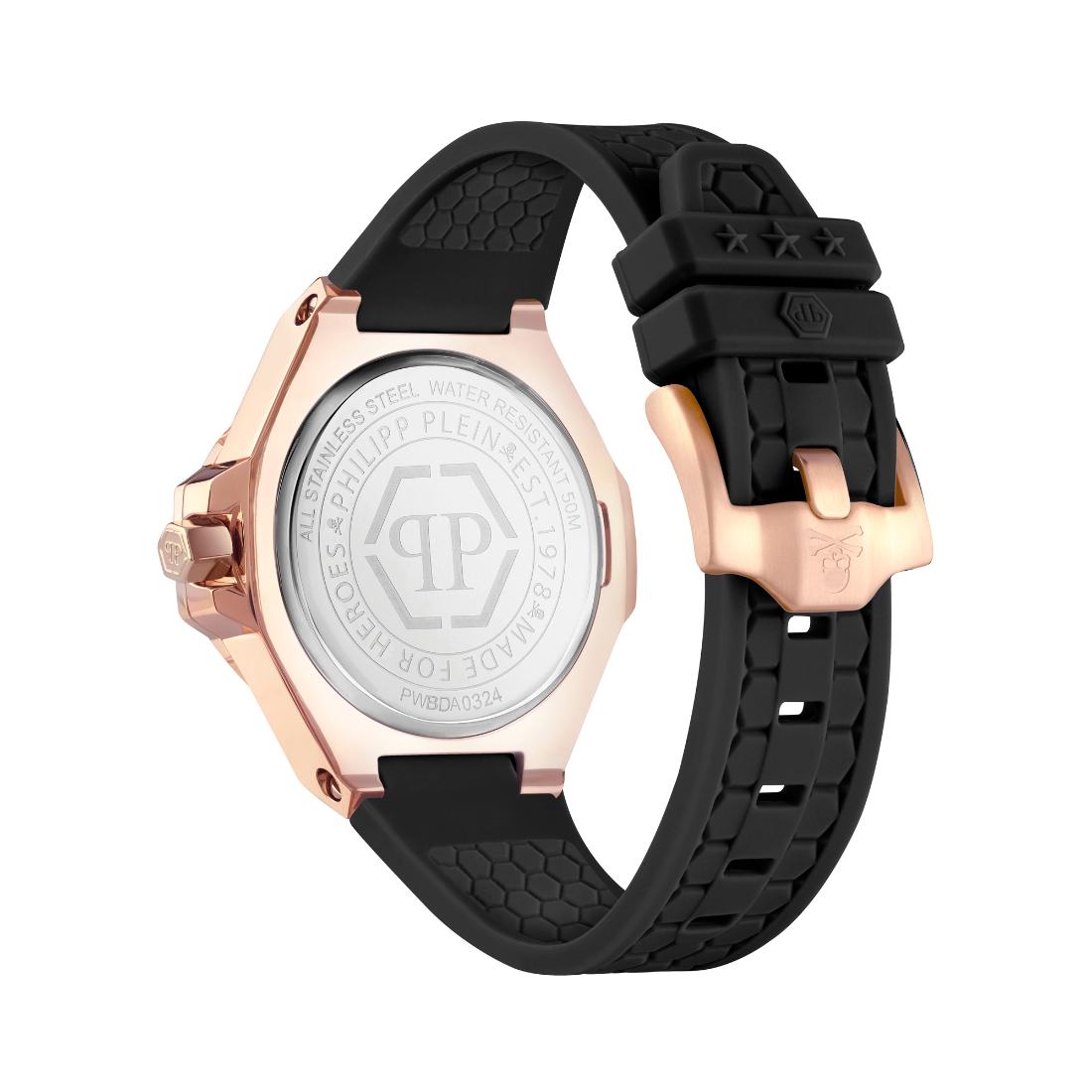 Philipp Plein Date Superlative 39 mm Black Dial Analog Women Watch- PWBDA0324
