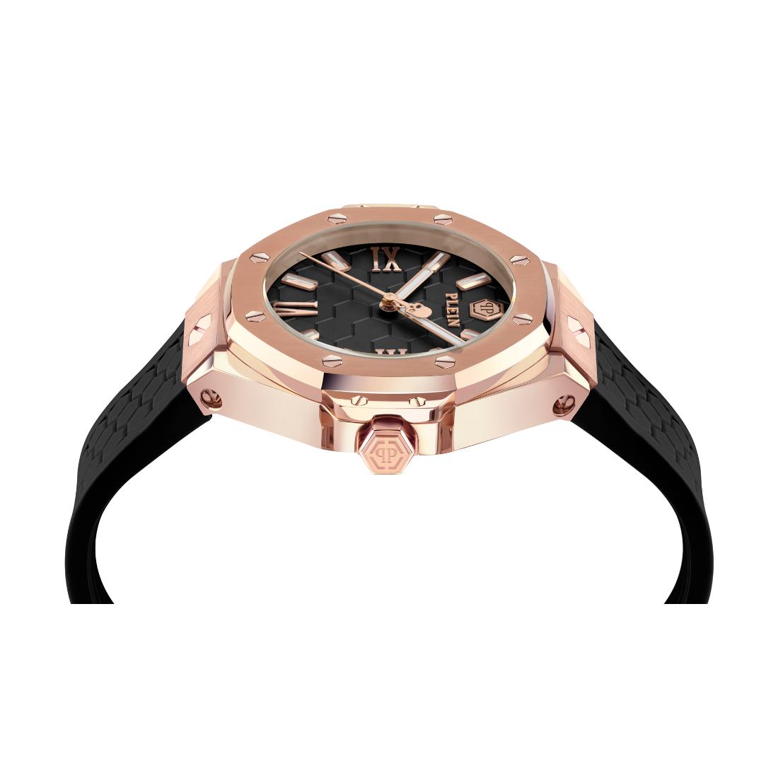 Philipp Plein Date Superlative 39 mm Black Dial Analog Women Watch- PWBDA0324