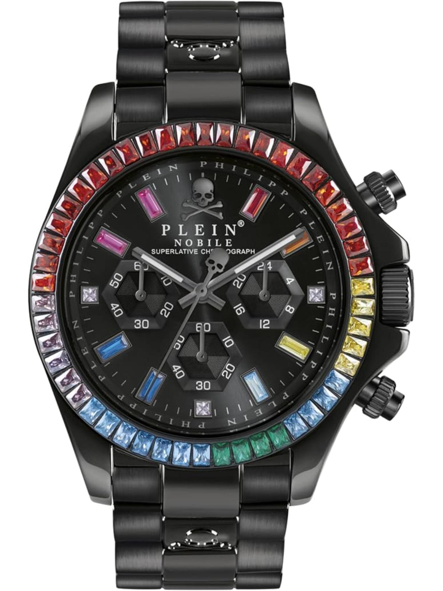 Philipp Plein Men 43 mm Size Black Dial Analog Watch PWCAA0721