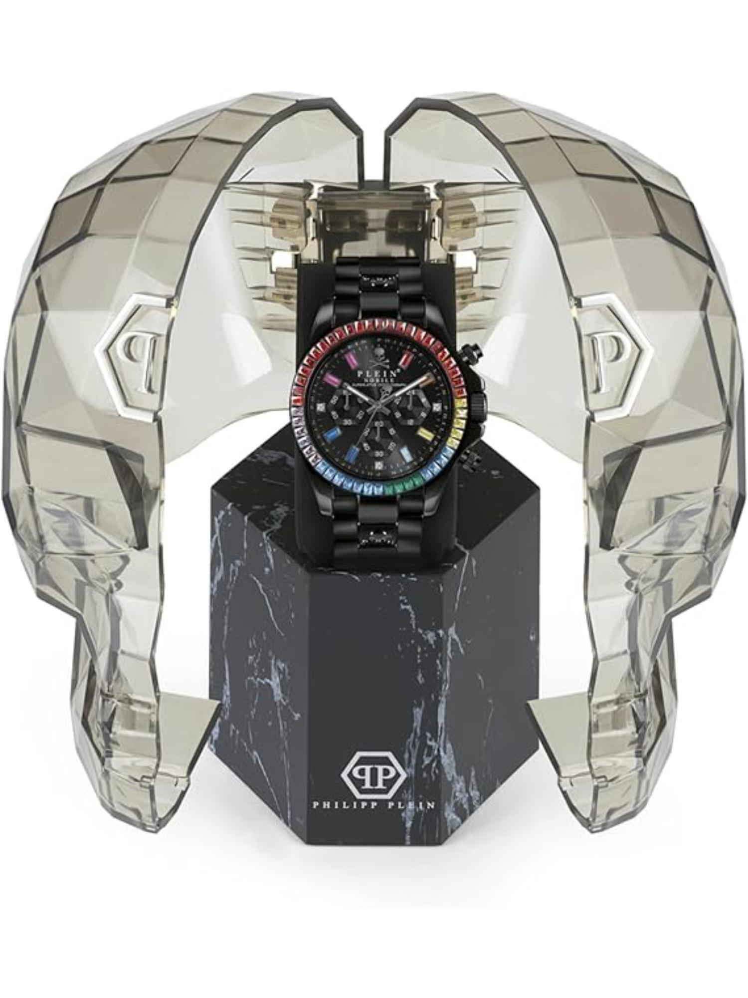 Philipp Plein Men 43 mm Size Black Dial Analog Watch PWCAA0721
