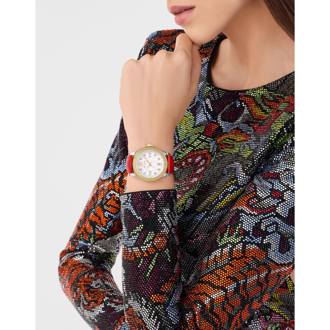 Philipp Plein Date Superlative 38 mm Silver Dial Analog Women Watch PWCDA0124