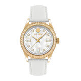 Philipp Plein Date Superlative 38 mm Silver Dial Analog Women Watch- PWCDA0324