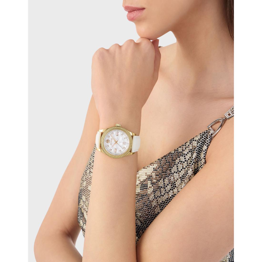 Philipp Plein Date Superlative 38 mm Silver Dial Analog Women Watch- PWCDA0324