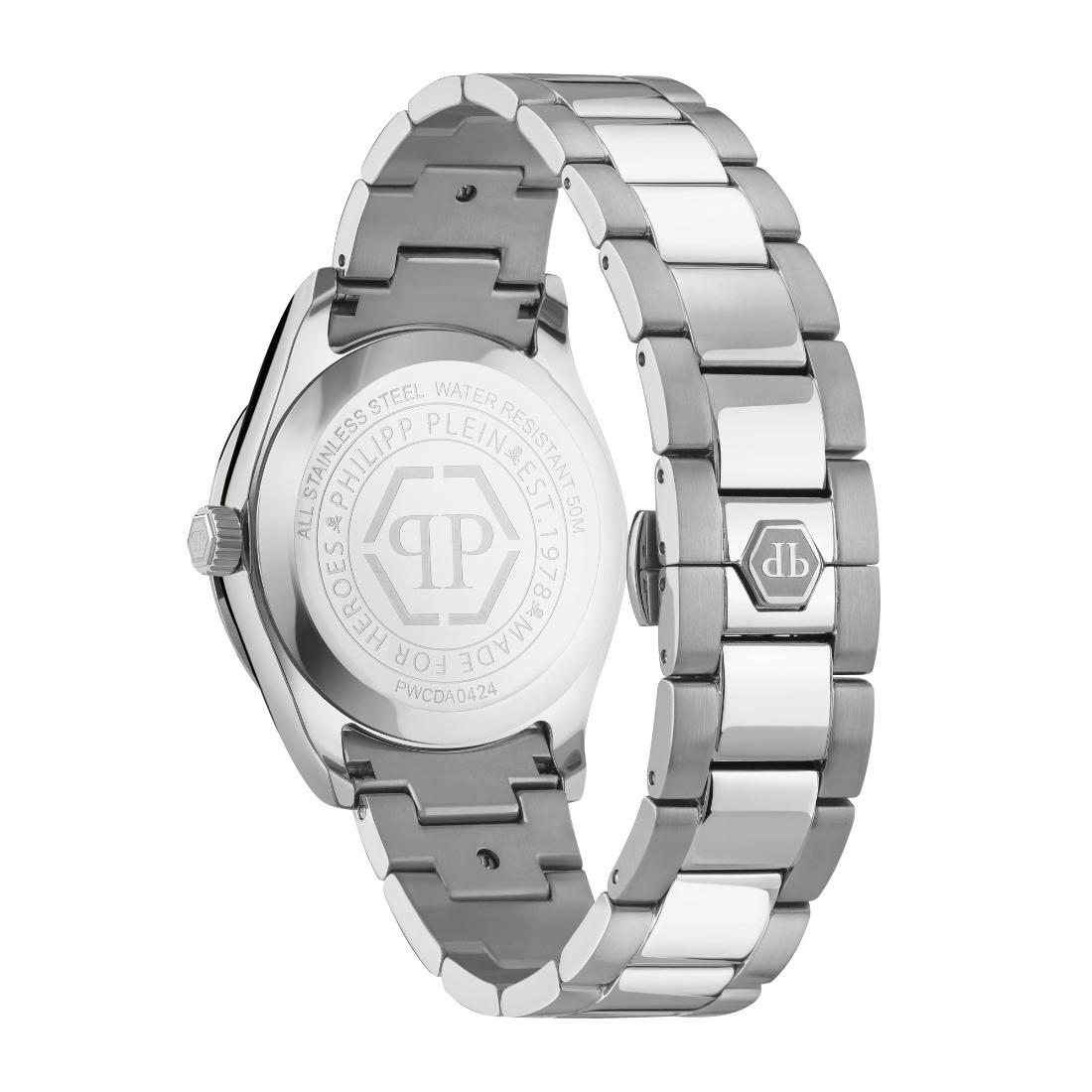 Philipp Plein Date Superlative 38 mm Blue Dial Analog Women Watch- PWCDA0424