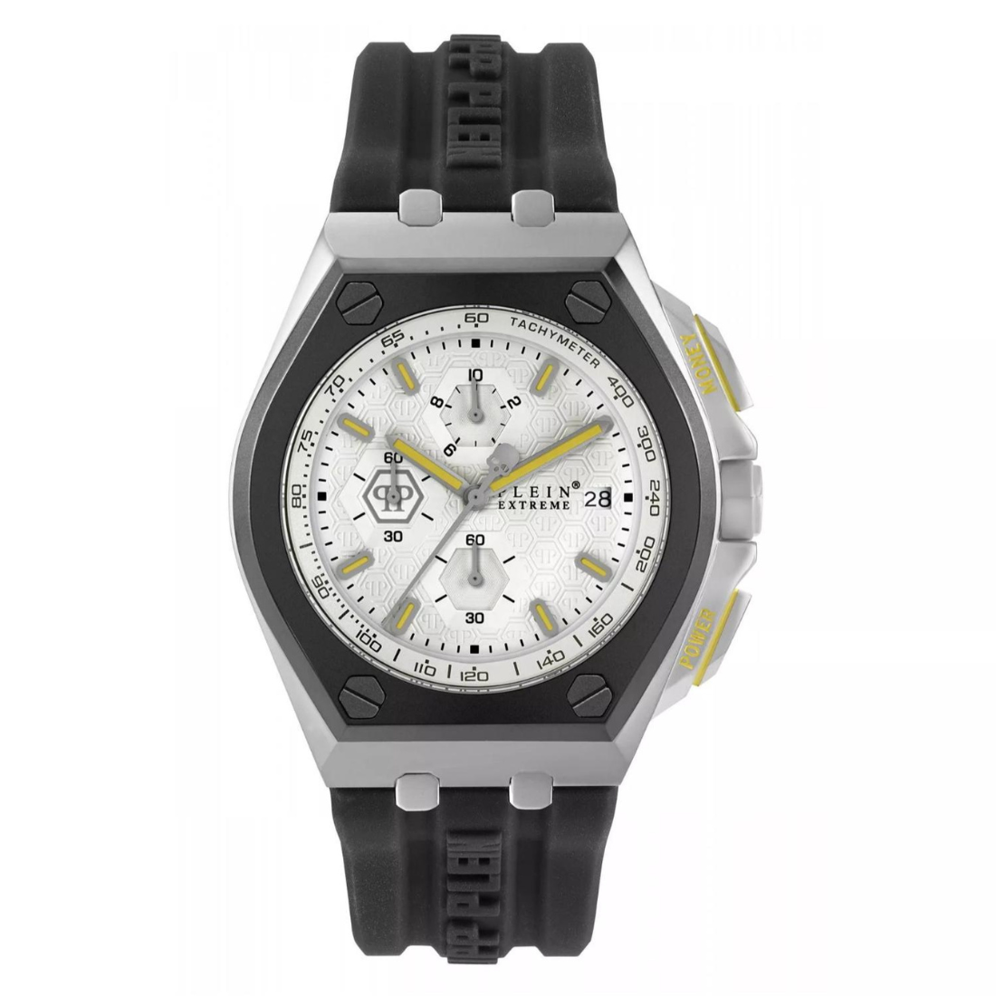 Philipp Plein Men 44 MM Size White Dial Analog Watch PWGAA0121