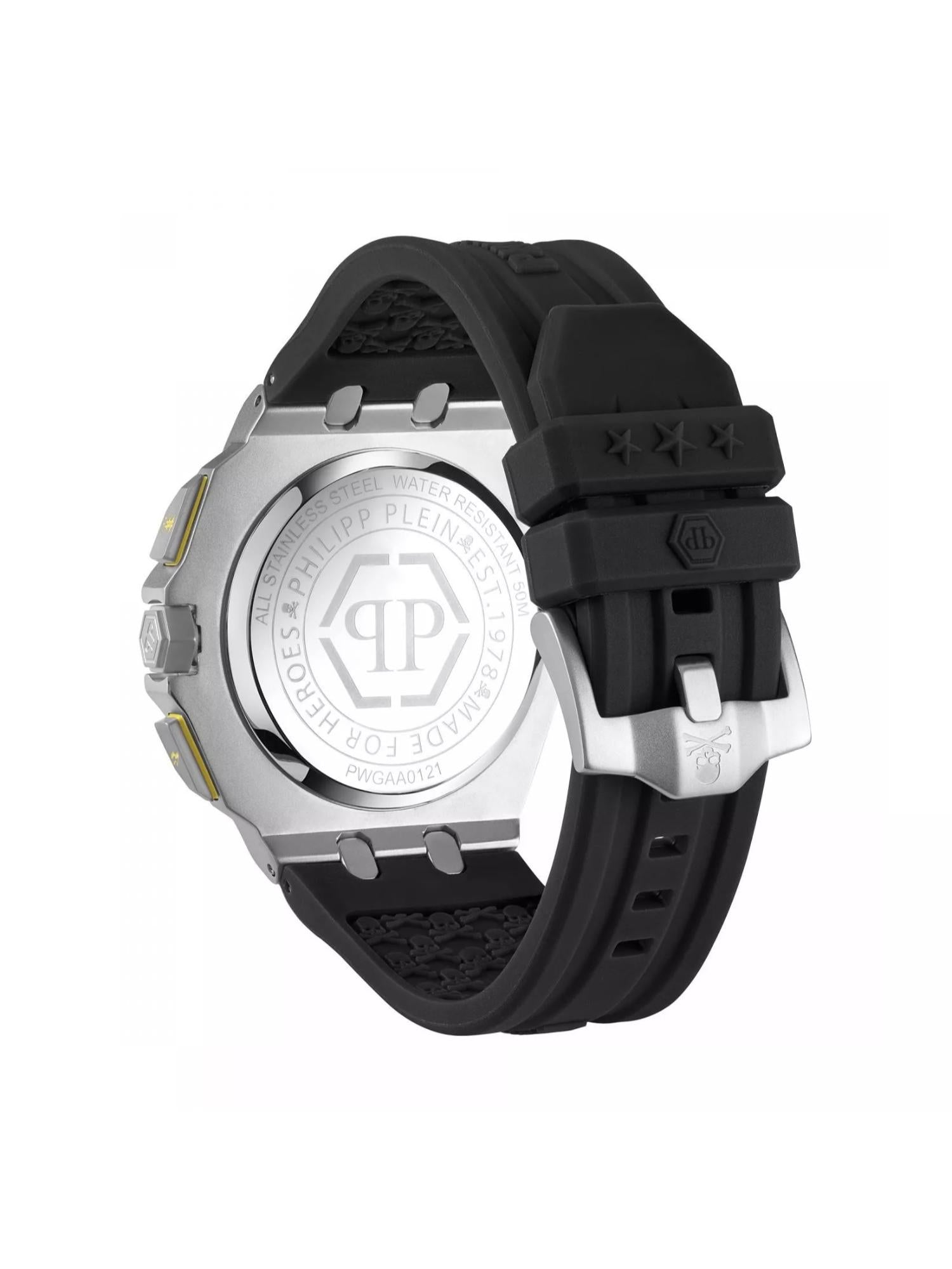 Philipp Plein Men 44 MM Size White Dial Analog Watch PWGAA0121