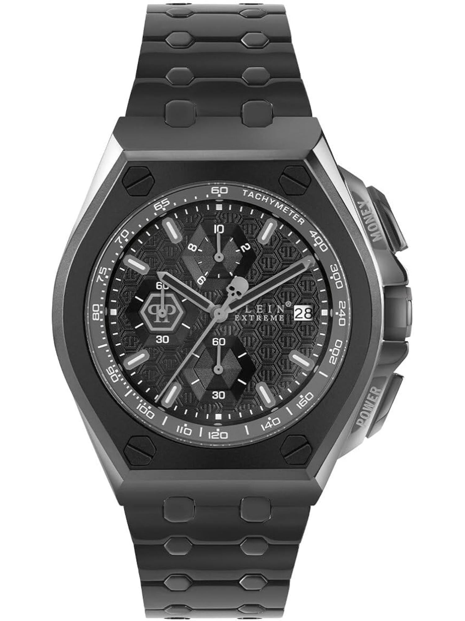 Philipp Plein Men 44 MM Size Grey Dial Analog Watch PWGAA0921
