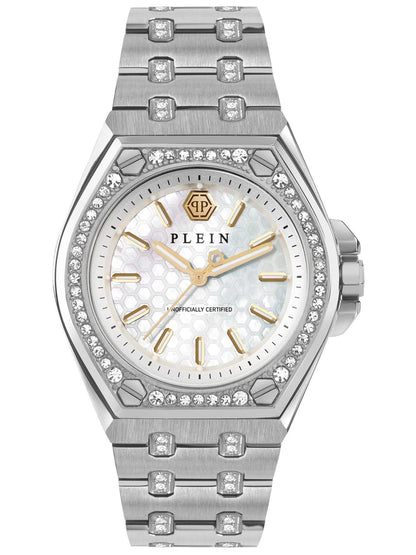 Philipp Plein Women 38 mm Size White Dial Analog Watch - PWJAA1123