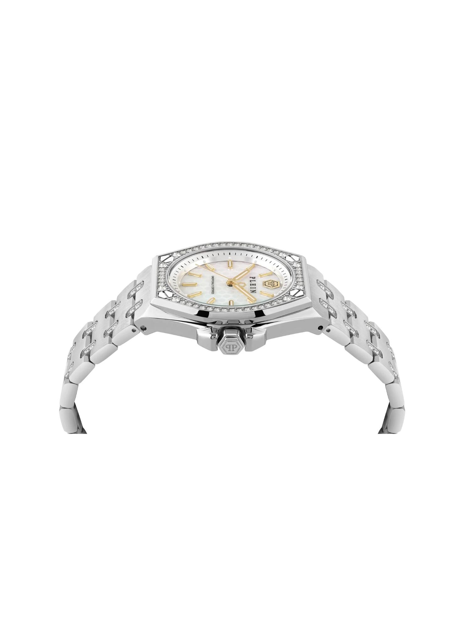 Philipp Plein Women 38 mm Size White Dial Analog Watch PWJAA1123