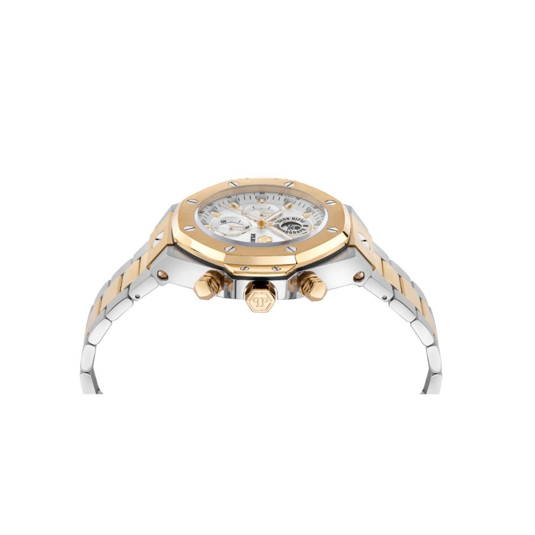 Philipp Plein Newness 45 mm Silver Dial Men Chrono Watch- PWLFA0525