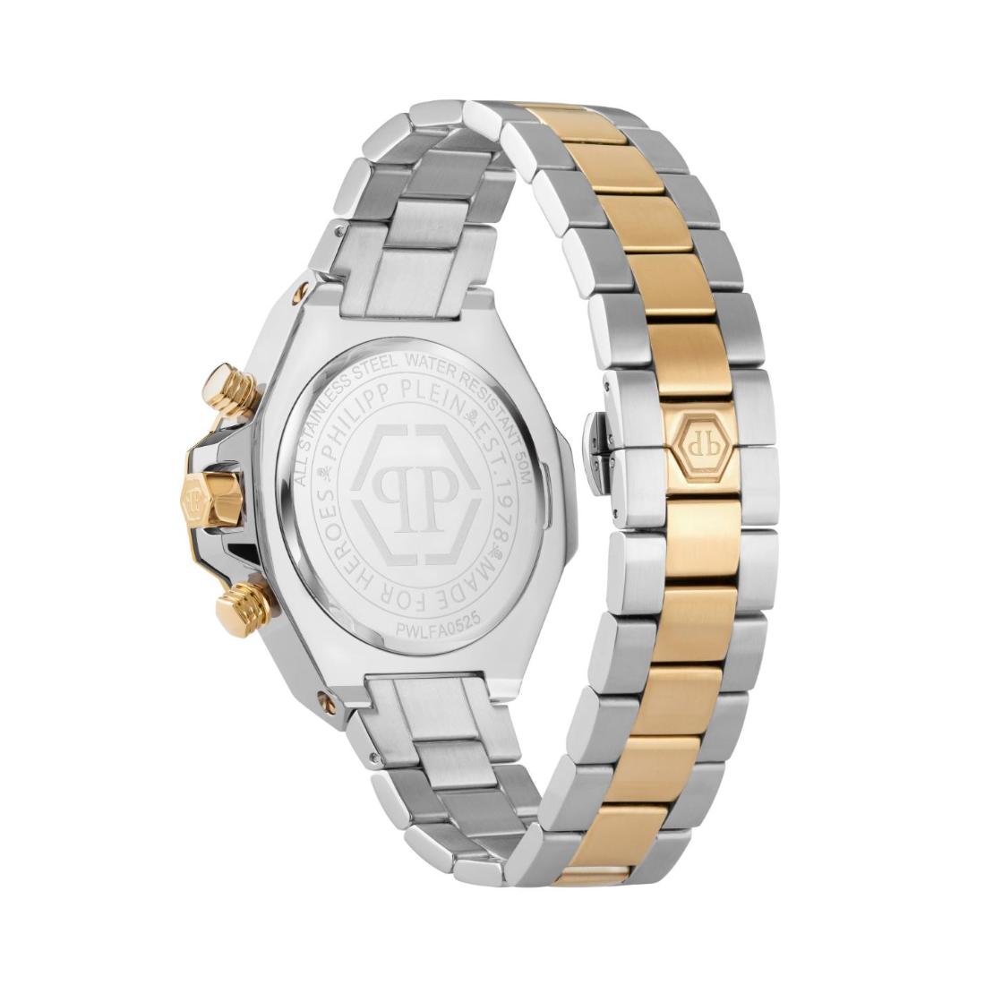 Philipp Plein Newness 45 mm Silver Dial Men Chrono Watch- PWLFA0525