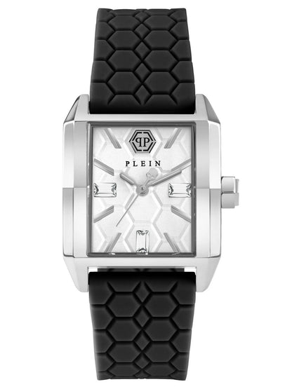 Philipp Plein Women 29.5 x 37.5 mm Size Silver Dial Analog Watch - PWMAA0122