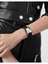 Philipp Plein Women 29.5 x 37.5 mm Size Silver Dial Analog Watch PWMAA0122