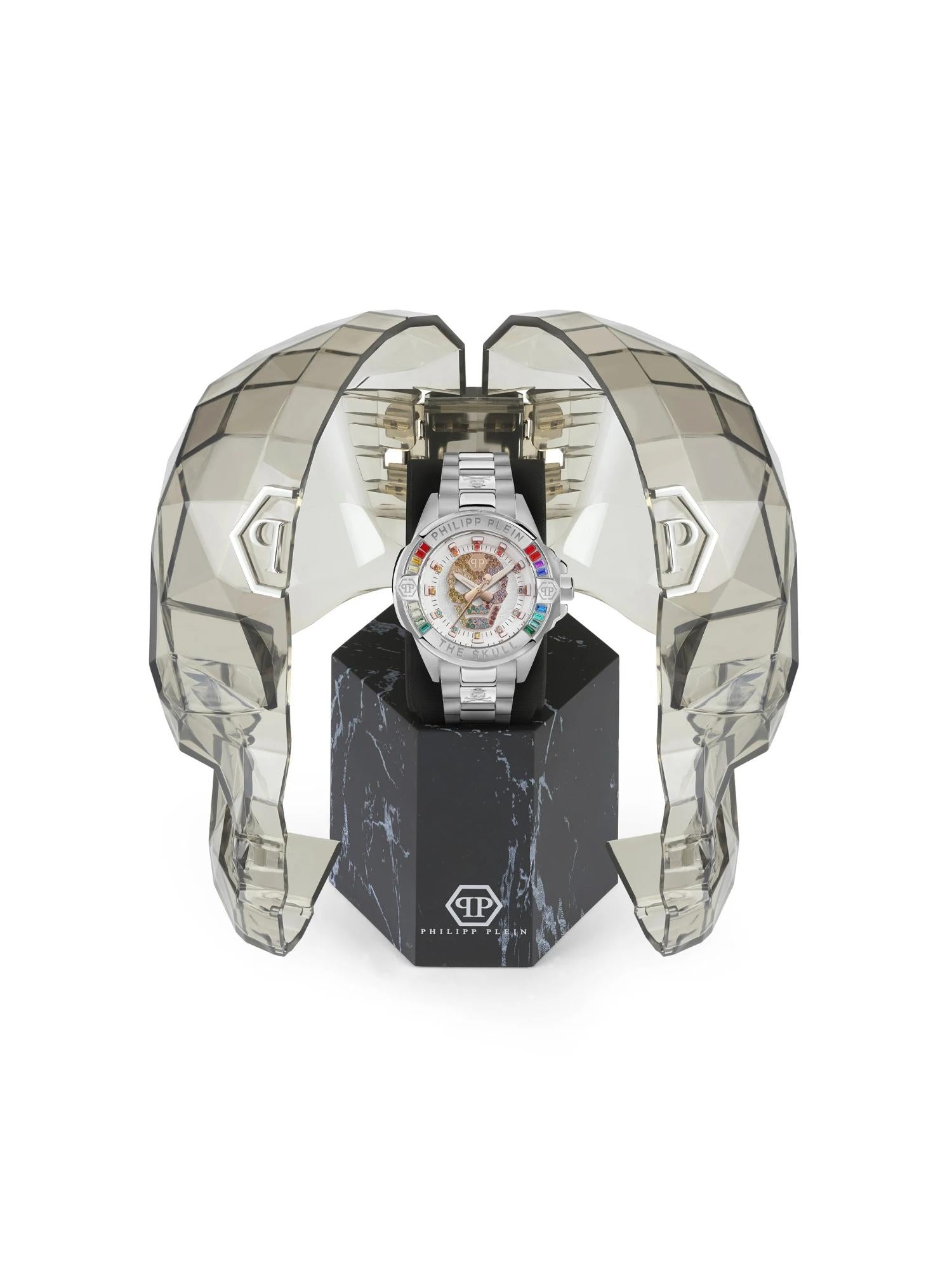 Philipp Plein Unisex 41 mm Size White Dial Analog Watch PWNAA0422
