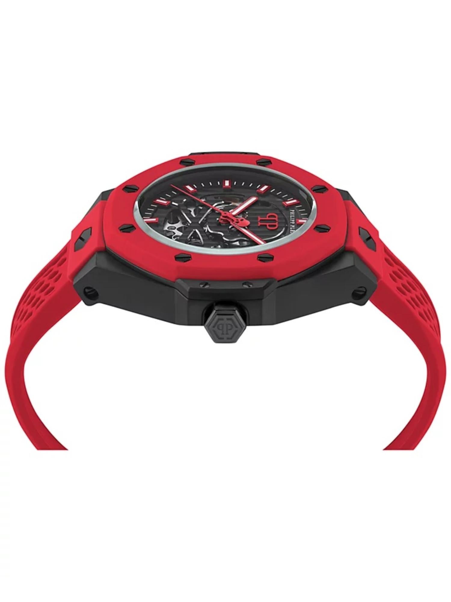 Philipp Plein Men 46 mm Size Black Dial Analog Watch - PWPFA0524