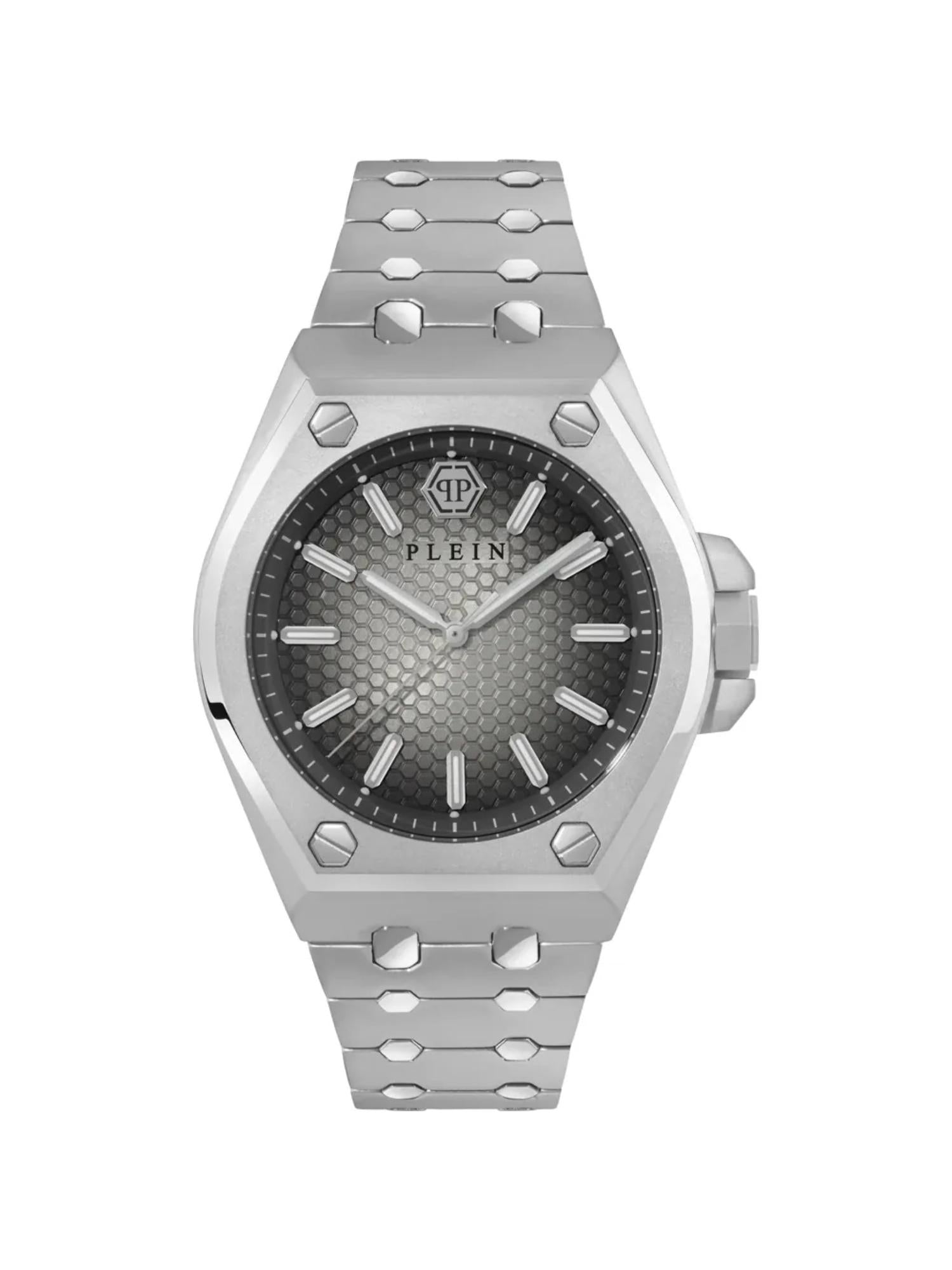 Philipp Plein Men 43 mm Size Grey Dial Analog Watch PWPMA0124