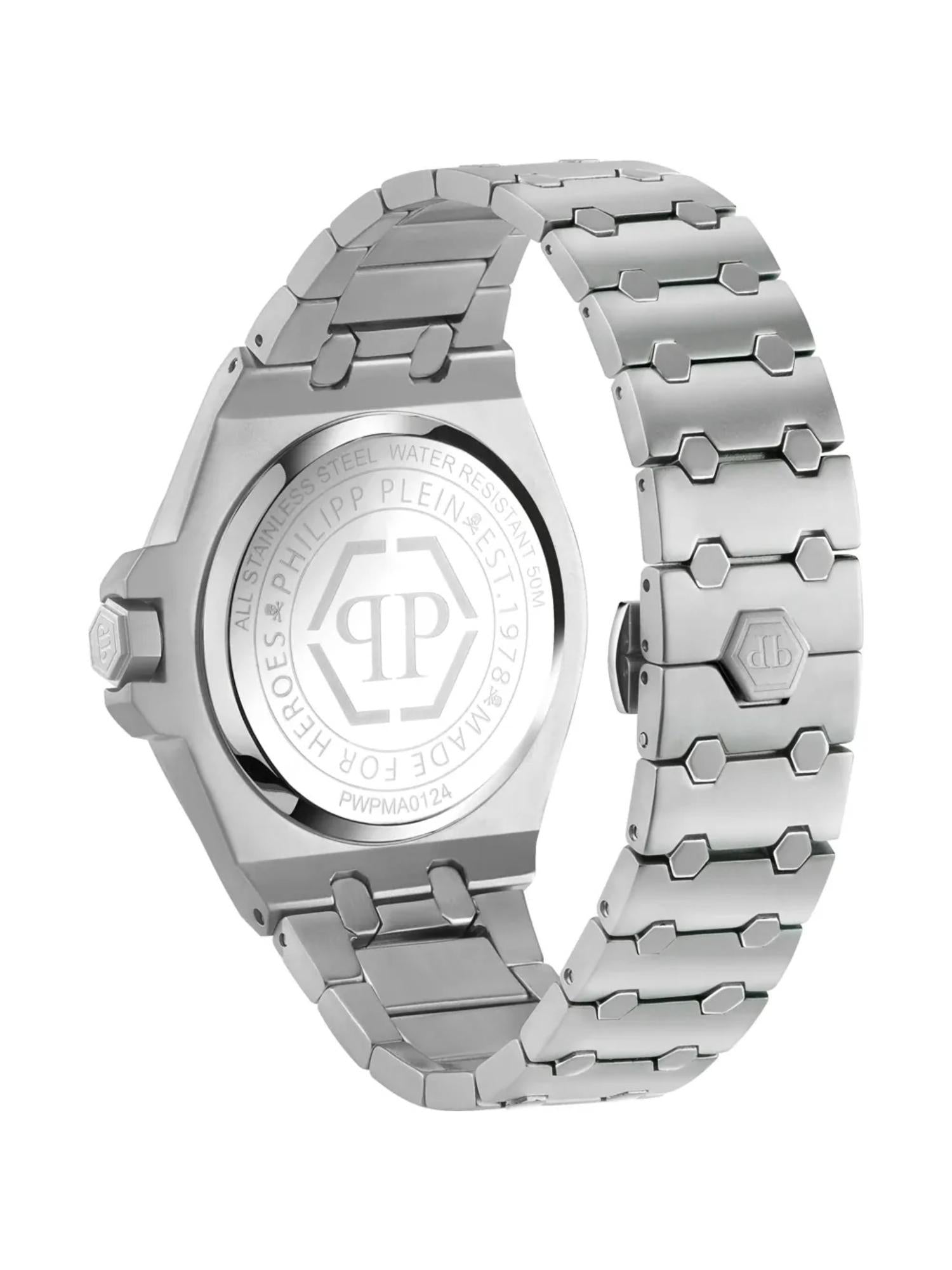Philipp Plein Men 43 mm Size Grey Dial Analog Watch PWPMA0124