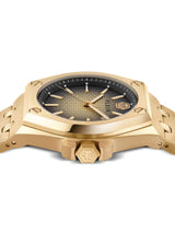 Philipp Plein Men 43 mm Size Gold Dial Analog Watch PWPMA0324
