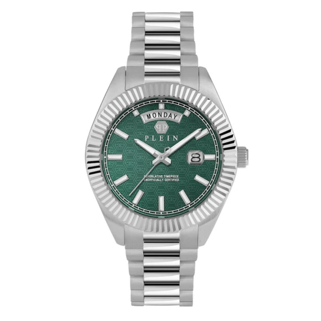 Philipp Plein Men 42 mm Size Green Dial Analog Watch PWPNA0124
