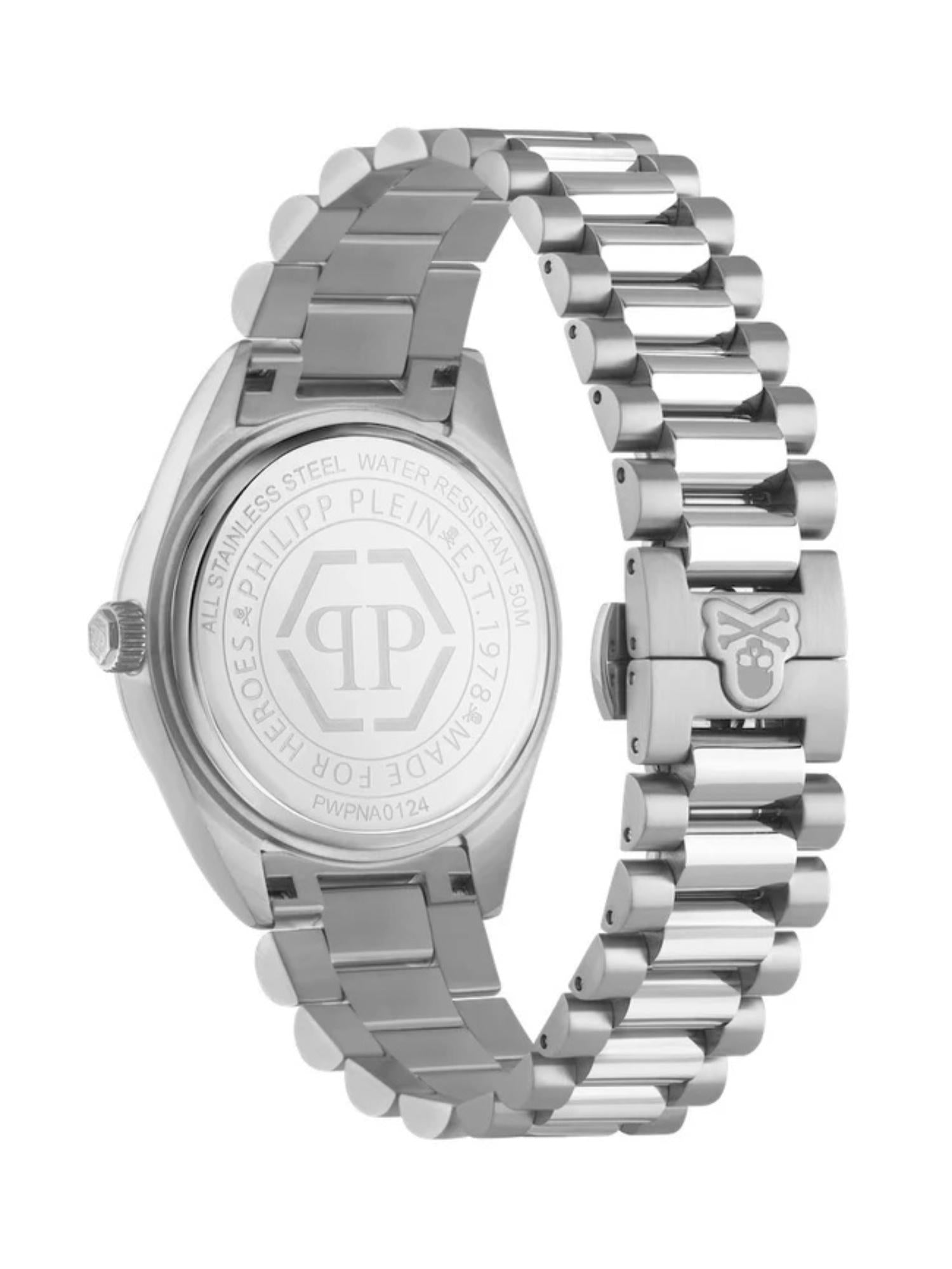 Philipp Plein Men 42 mm Size Green Dial Analog Watch PWPNA0124