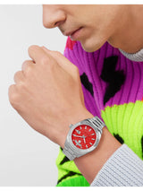 Philipp Plein Men 42 mm Size Red Dial Analog Watch PWPNA0224